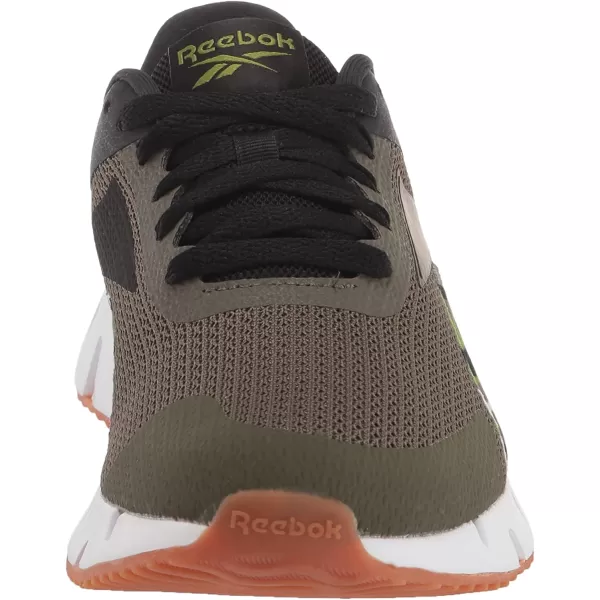 imageReebok UnisexChild Zig Dynamica 20 SneakerArmy GreenBlack