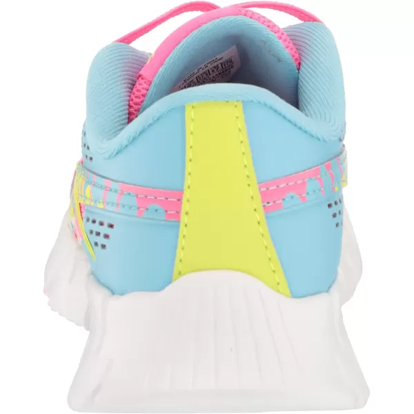 imageReebok UnisexChild Zig Dynamica 20 SneakerAtomic PinkDigital BlueAcid Yellow