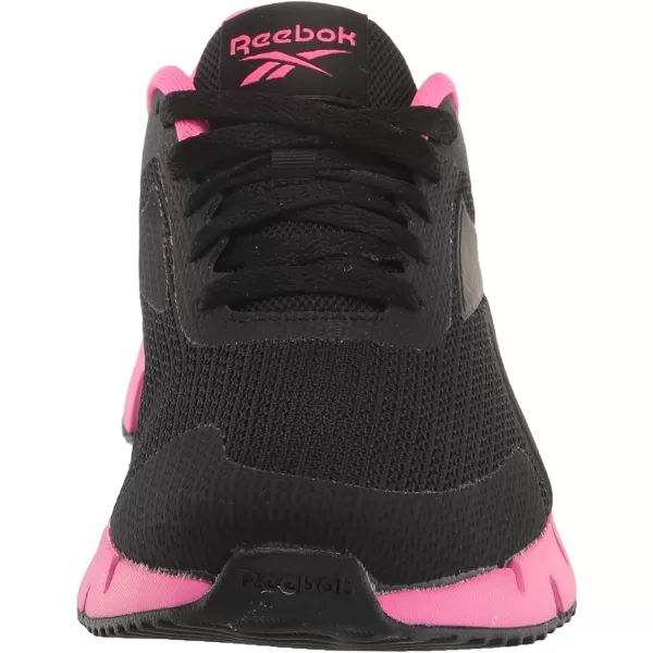 imageReebok UnisexChild Zig Dynamica 20 SneakerBlackAtomic Pink