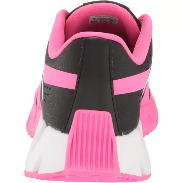 imageReebok UnisexChild Zig Dynamica 20 SneakerBlackAtomic PinkWhite