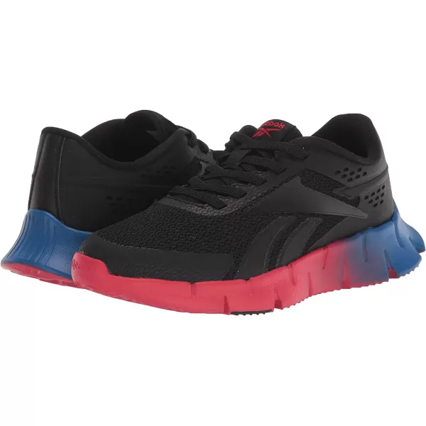 imageReebok UnisexChild Zig Dynamica 20 SneakerBlackVector BlueVector Red