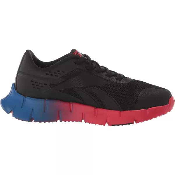imageReebok UnisexChild Zig Dynamica 20 SneakerBlackVector BlueVector Red