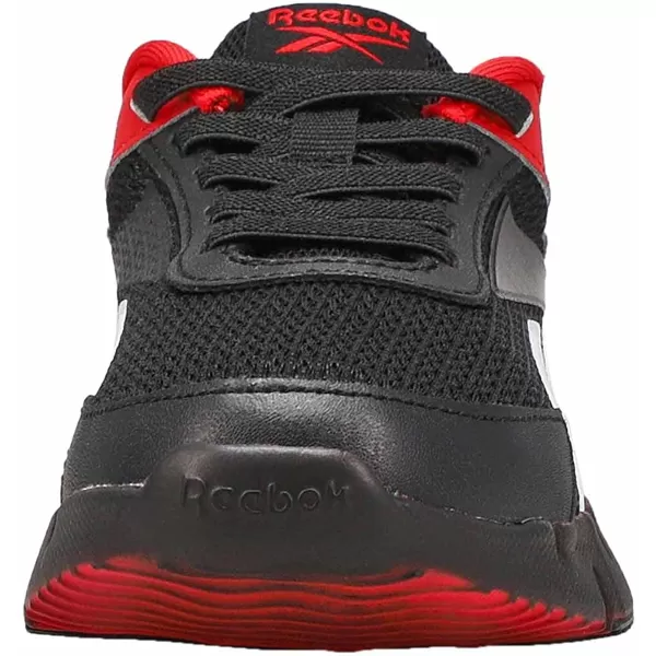 imageReebok UnisexChild Zig Dynamica 20 SneakerBlackVector RedWhite