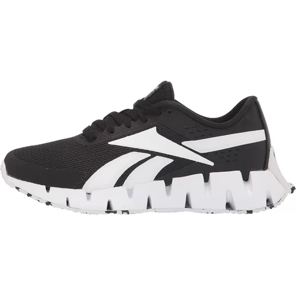 imageReebok UnisexChild Zig Dynamica 20 SneakerBlackWhite