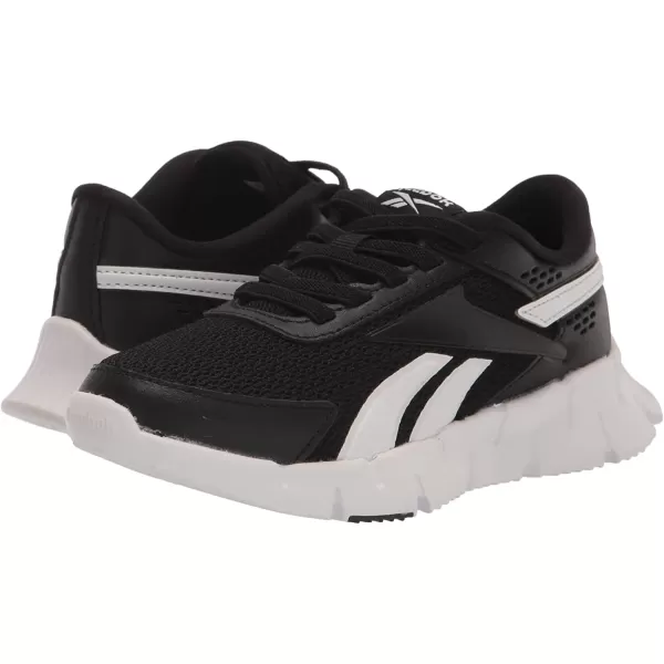 imageReebok UnisexChild Zig Dynamica 20 SneakerBlackWhiteBlack