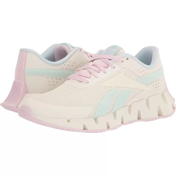 imageReebok UnisexChild Zig Dynamica 20 SneakerChalkMistPixel Pink