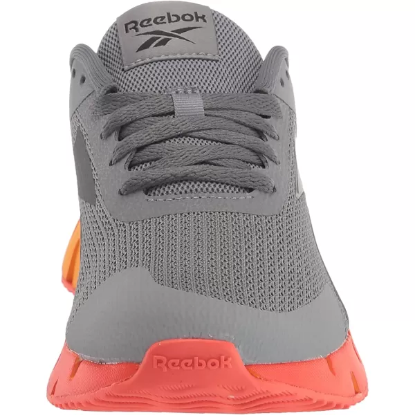imageReebok UnisexChild Zig Dynamica 20 SneakerPure GreyDynamic RedCollegiate Gold