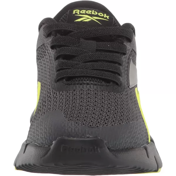 imageReebok UnisexChild Zig Dynamica 20 SneakerPure GreyNight BlackAcid Yellow