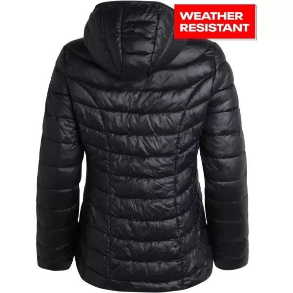 imageReebok Women Jacket  Packable Quilted Puffer Coat  Casual Jacket for Women SXLBlack Cire