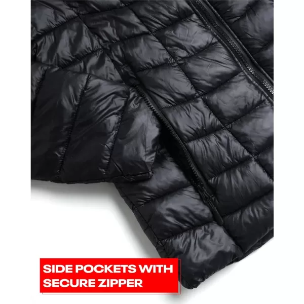 imageReebok Women Jacket  Packable Quilted Puffer Coat  Casual Jacket for Women SXLBlack Cire