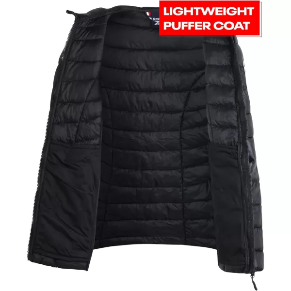 imageReebok Women Jacket  Packable Quilted Puffer Coat  Casual Jacket for Women SXLBlack Cire