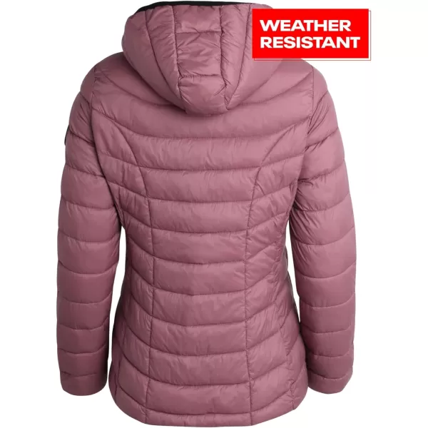 imageReebok Women Jacket  Packable Quilted Puffer Coat  Casual Jacket for Women SXLDark Dusty Rose