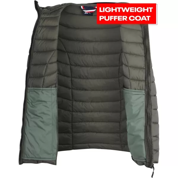 imageReebok Women Jacket  Packable Quilted Puffer Coat  Casual Jacket for Women SXLVarsity Green