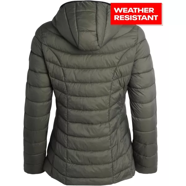 imageReebok Women Jacket  Packable Quilted Puffer Coat  Casual Jacket for Women SXLVarsity Green