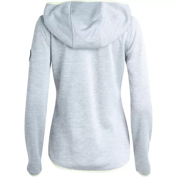 imageReebok Womens Active Sweatshirt  FullZip Performance Hoodie Sweater Jacket  Dry Fit Outerwear Track Jacket for Women SXLPure Grey
