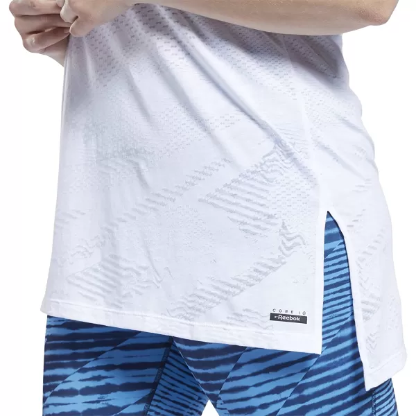 imageReebok Womens Asymmetrical Burnout Tank in White