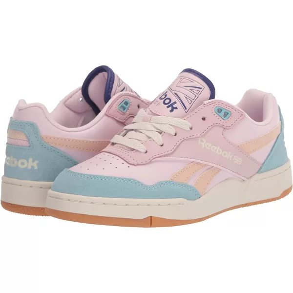 imageReebok Womens BB 4000 II Basketball ShoePixel PinkVintage ChalkBlue Pearl