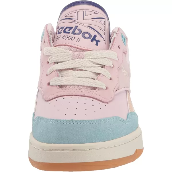 imageReebok Womens BB 4000 II Basketball ShoePixel PinkVintage ChalkBlue Pearl