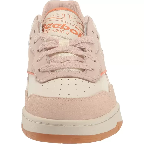 imageReebok Womens BB 4000 II Basketball ShoeWhiteSoft EcruCoral Court