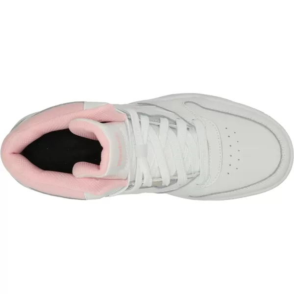 imageReebok Womens Bb4500 Court SneakerWhitePink Glow