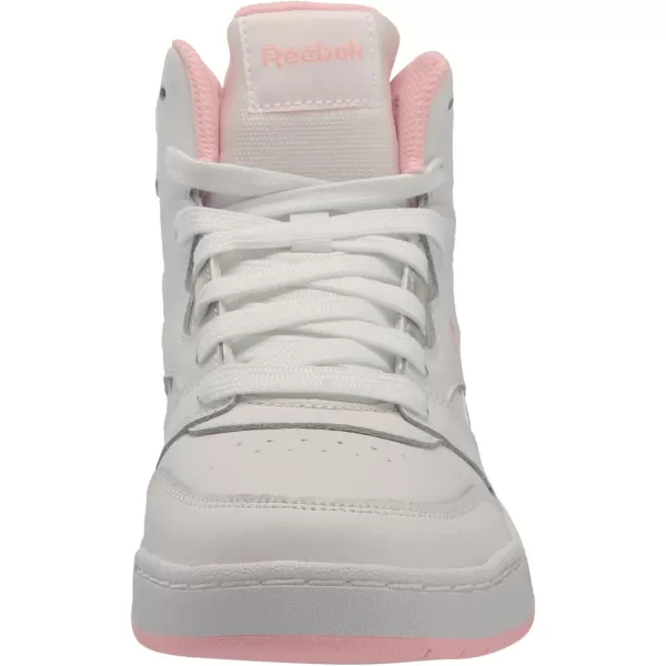 imageReebok Womens Bb4500 Court SneakerWhitePink Glow