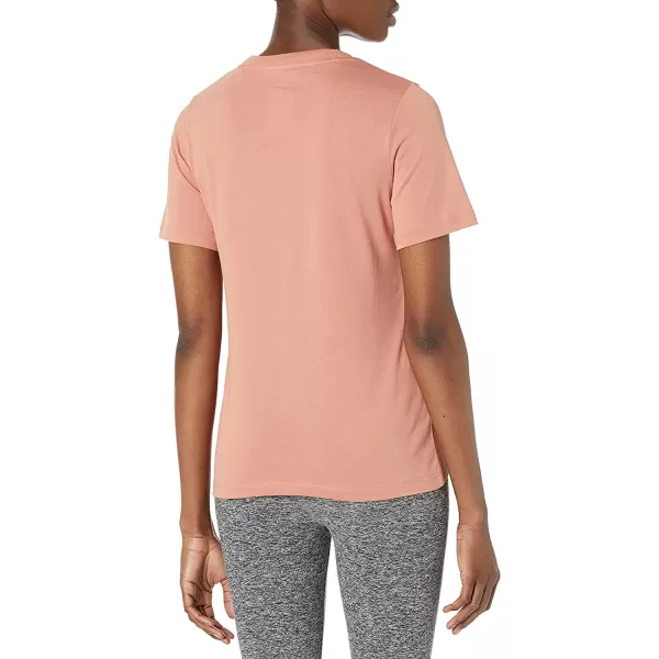 imageReebok Womens Big Logo TeeCanyon CoralWhite Logo