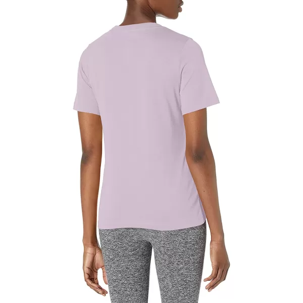imageReebok Womens Big Logo TeeQuartz GlowWhite Logo