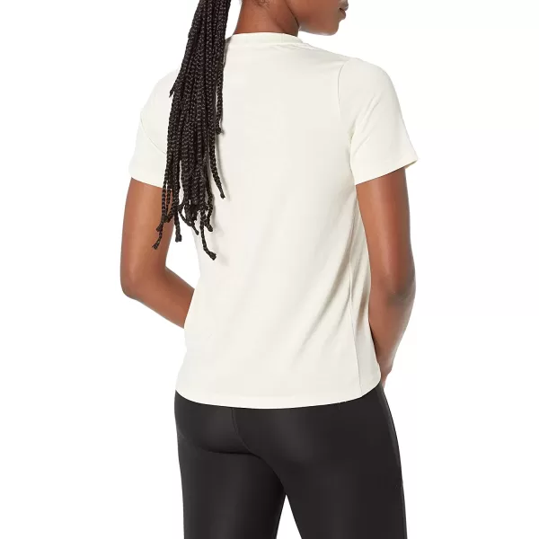 imageReebok Womens Big Logo TeeWhitePink Big Logo