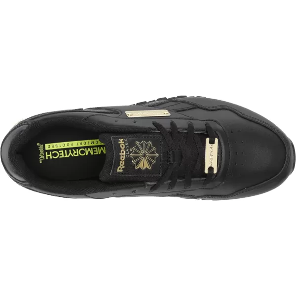 imageReebok Womens Classic Harman Run SneakerBlackGold Metallic