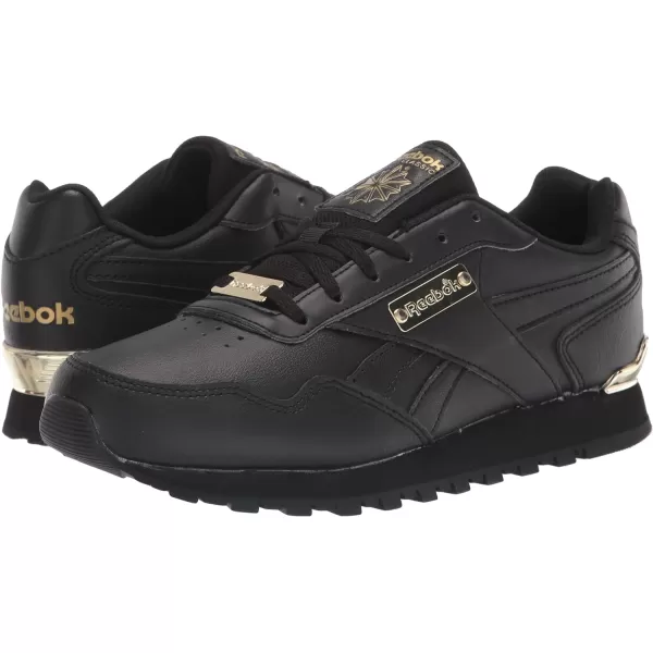 imageReebok Womens Classic Harman Run SneakerBlackGold Metallic
