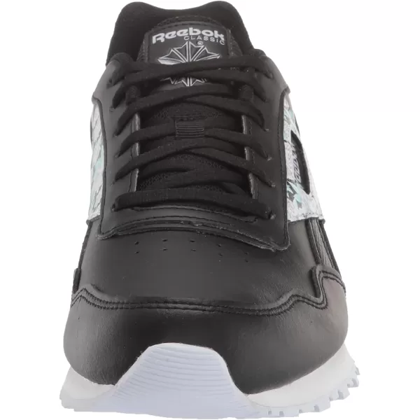 imageReebok Womens Classic Harman Run SneakerBlackWhiteLucid Lilac