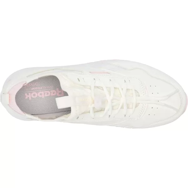 imageReebok Womens Classic Harman Run SneakerClassic WhitePorcelain Pink