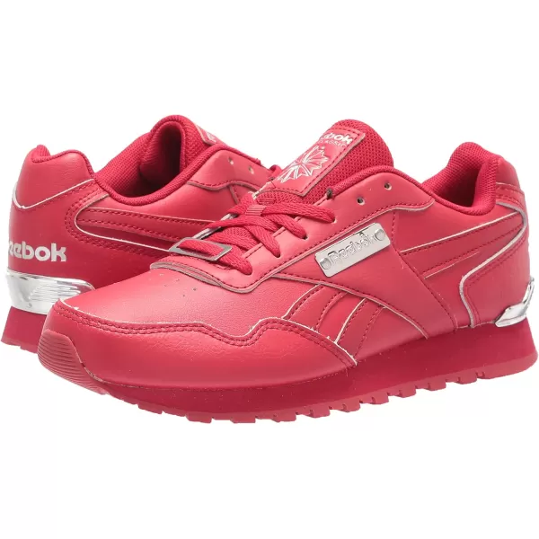 imageReebok Womens Classic Harman Run SneakerFlash RedSilver Metallic