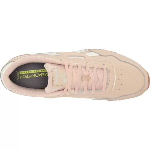 imageReebok Womens Classic Harman Run SneakerSoft EcruChalkCanyon Coral