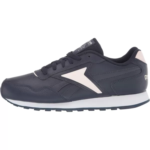 imageReebok Womens Classic Harman Run SneakerVector NavyGlass PinkWhite
