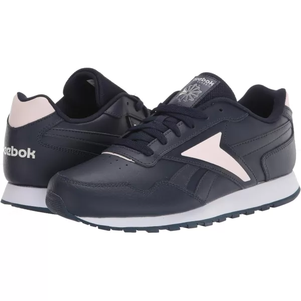 imageReebok Womens Classic Harman Run SneakerVector NavyGlass PinkWhite