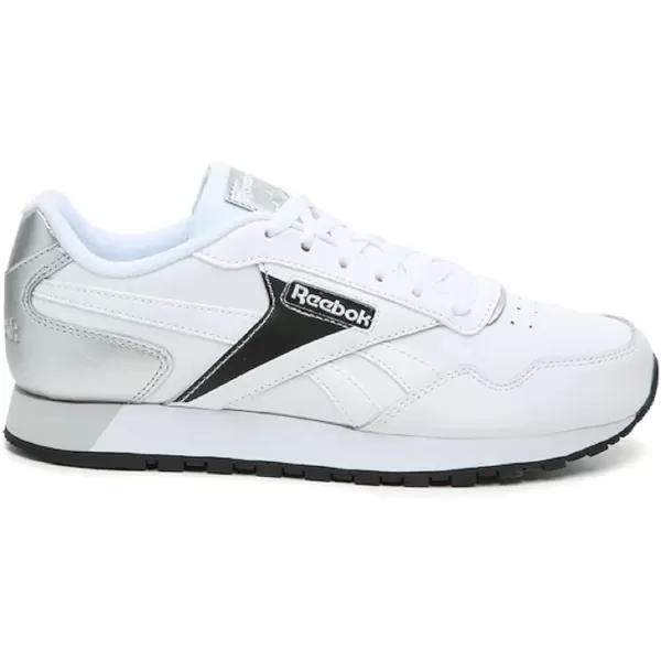 imageReebok Womens Classic Harman Run SneakerWhiteBlackSilver Metallic 1