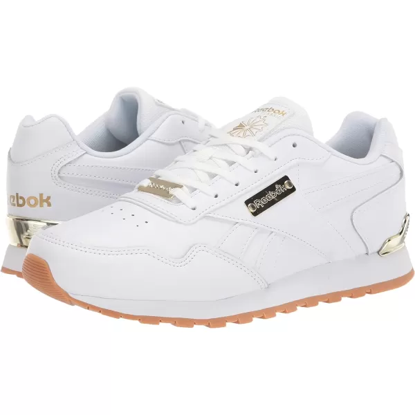imageReebok Womens Classic Harman Run SneakerWhiteGold Metallic