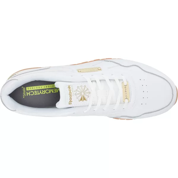 imageReebok Womens Classic Harman Run SneakerWhiteGold Metallic