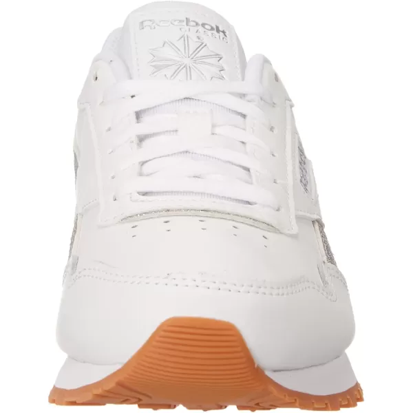 imageReebok Womens Classic Harman Run SneakerWhiteSilver MetallicGum