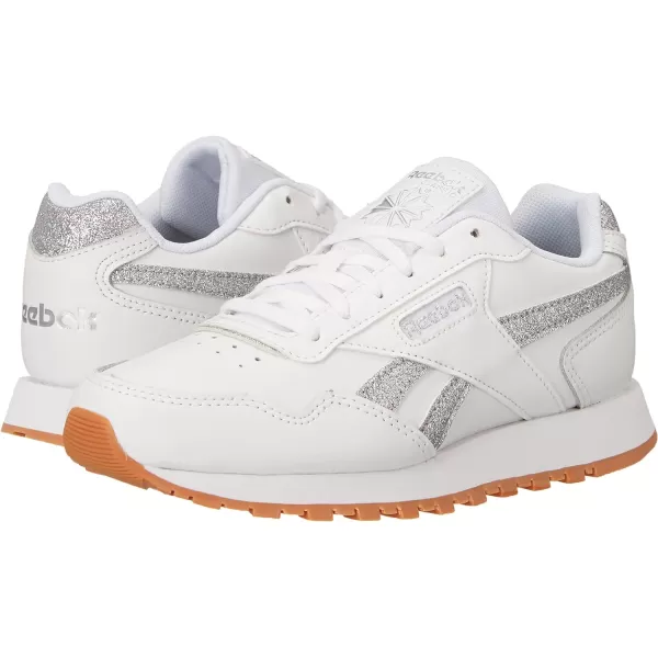 imageReebok Womens Classic Harman Run SneakerWhiteSilver MetallicGum