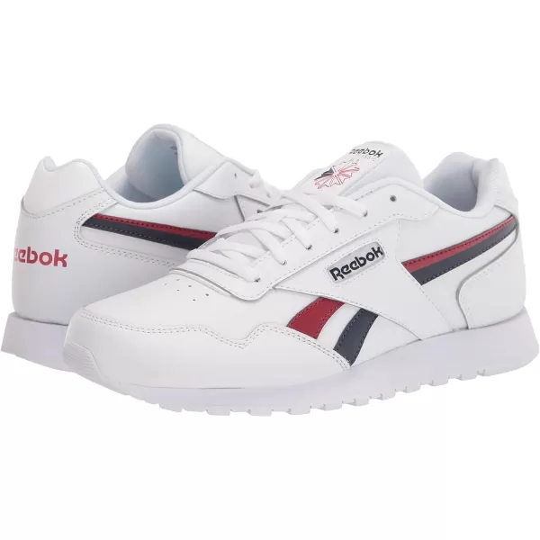 imageReebok Womens Classic Harman Run SneakerWhiteVector NavyVector Red
