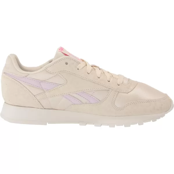imageReebok Womens Classic Leather Ripple SneakersAlabasterChalkQuartz Glow