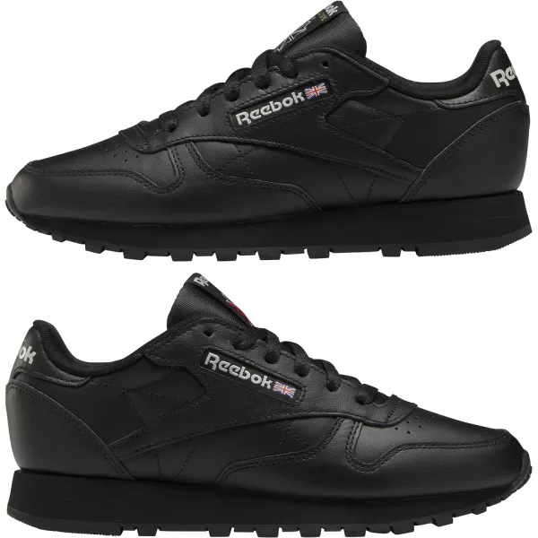 imageReebok Womens Classic Leather Ripple SneakersBlackPure Grey