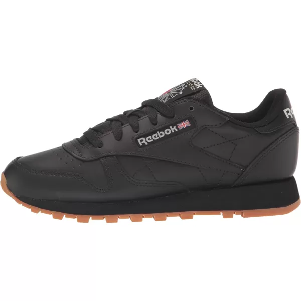 imageReebok Womens Classic Leather Ripple SneakersBlackPure GreyGum