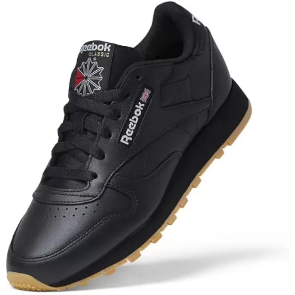 imageReebok Womens Classic Leather Ripple SneakersBlackPure GreyGum