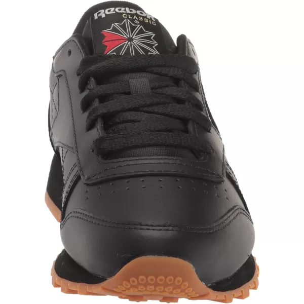 imageReebok Womens Classic Leather Ripple SneakersBlackPure GreyGum