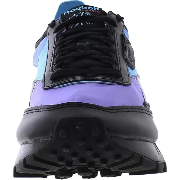 imageReebok Womens Classic Leather Ripple SneakersBlackRadiant Aqua