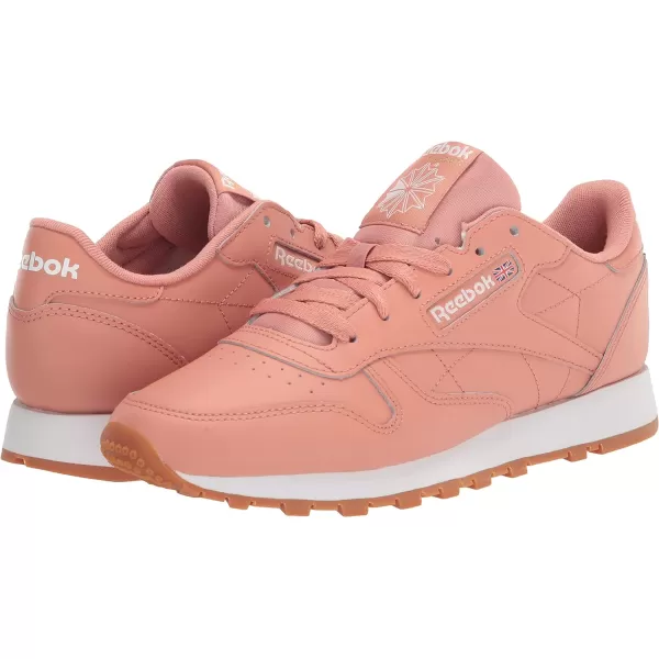 imageReebok Womens Classic Leather Ripple SneakersCanyon CoralWhite