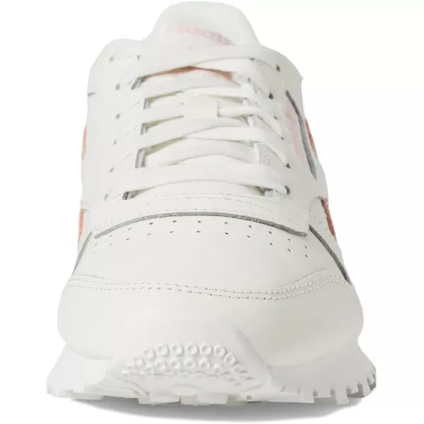 imageReebok Womens Classic Leather Ripple SneakersChalkAura Orange